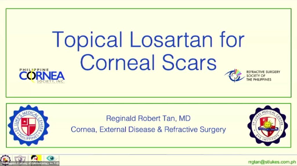 Topical Losartan for Corneal Scars